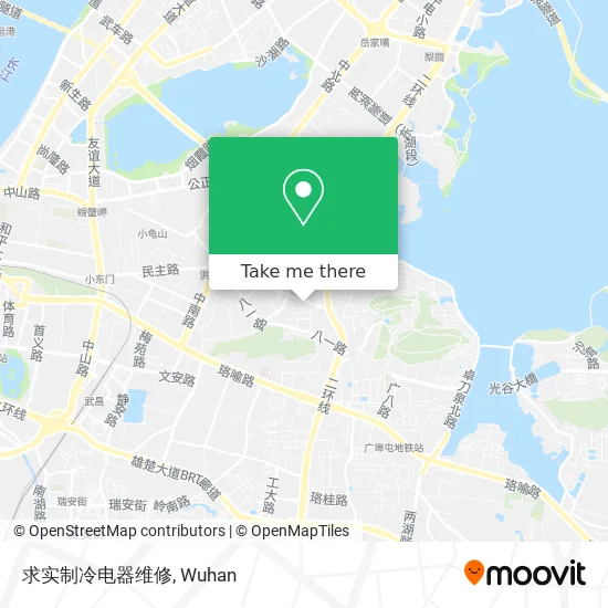 求实制冷电器维修 map