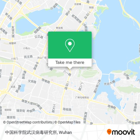 中国科学院武汉病毒研究所 map