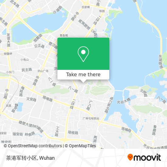 茶港军转小区 map