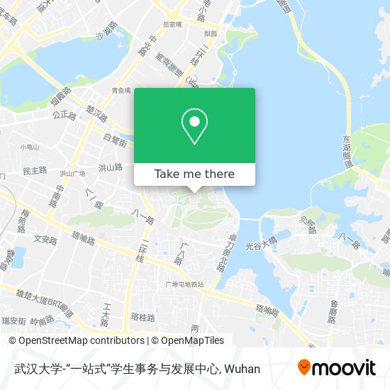 武汉大学-“一站式”学生事务与发展中心 map