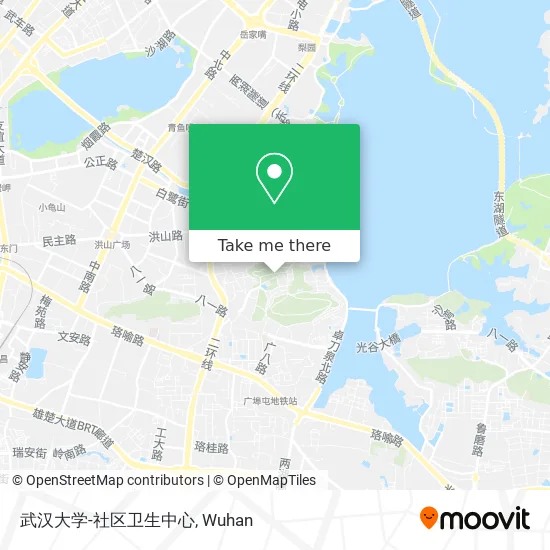 武汉大学-社区卫生中心 map