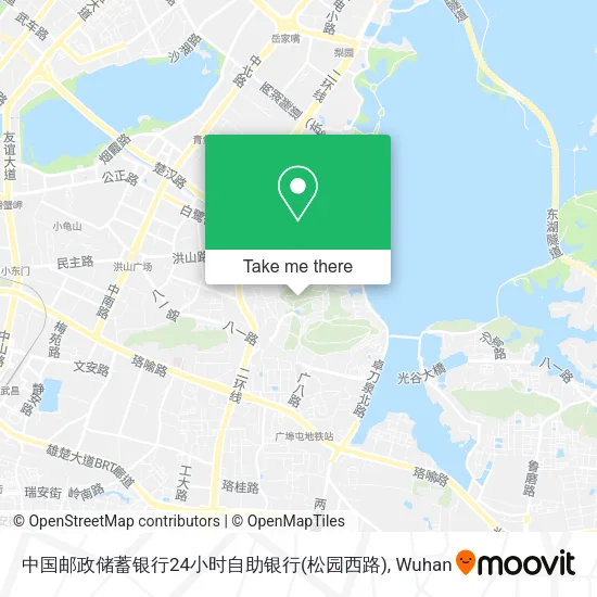 中国邮政储蓄银行24小时自助银行(松园西路) map