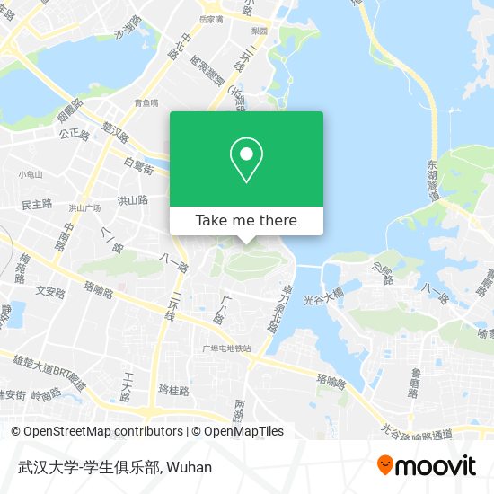 武汉大学-学生俱乐部 map