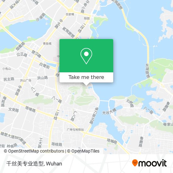 千丝美专业造型 map