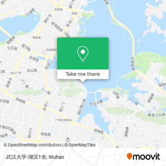 武汉大学-湖滨1舍 map