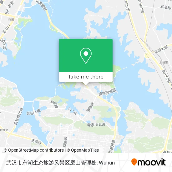 武汉市东湖生态旅游风景区磨山管理处 map