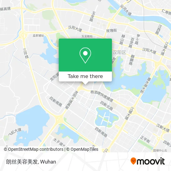 朗丝美容美发 map