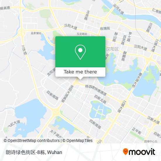 朗诗绿色街区-8栋 map
