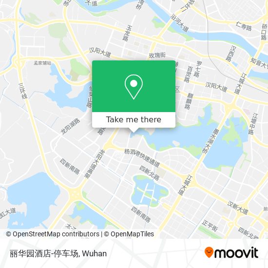 丽华园酒店-停车场 map