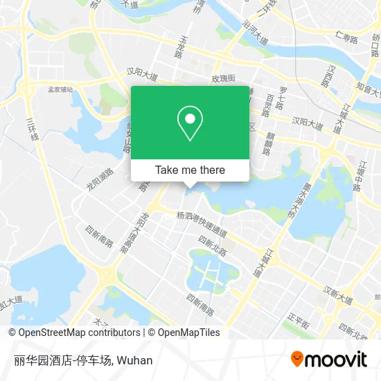 丽华园酒店-停车场 map