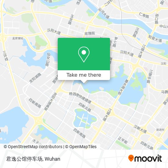 君逸公馆停车场 map