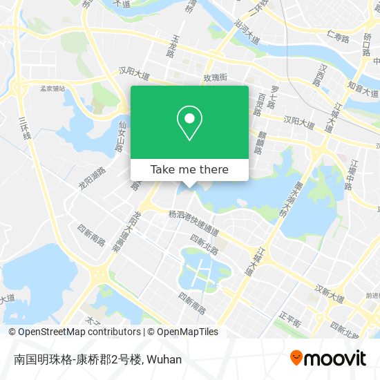 南国明珠格-康桥郡2号楼 map