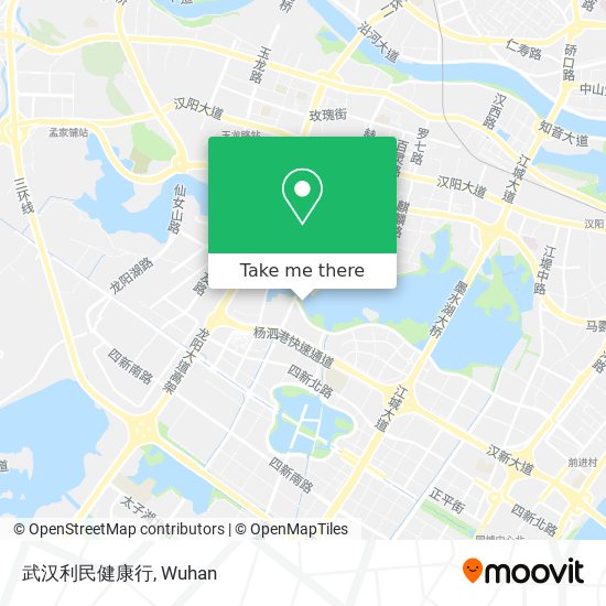 武汉利民健康行 map