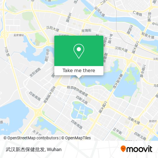 武汉新杰保健批发 map