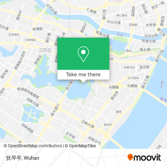抚琴亭 map