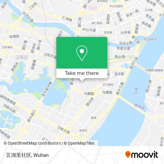 五湖里社区 map