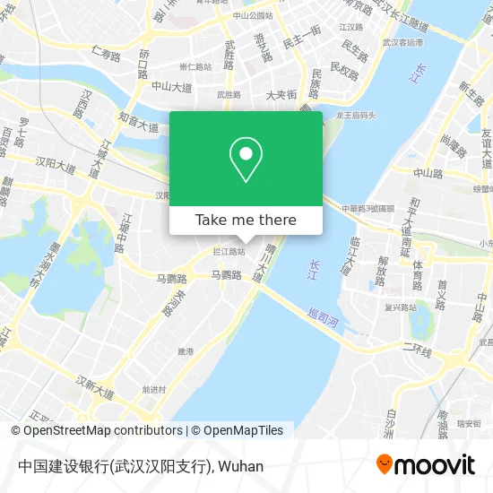 中国建设银行(武汉汉阳支行) map