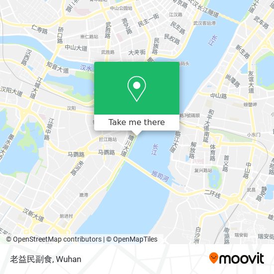 老益民副食 map