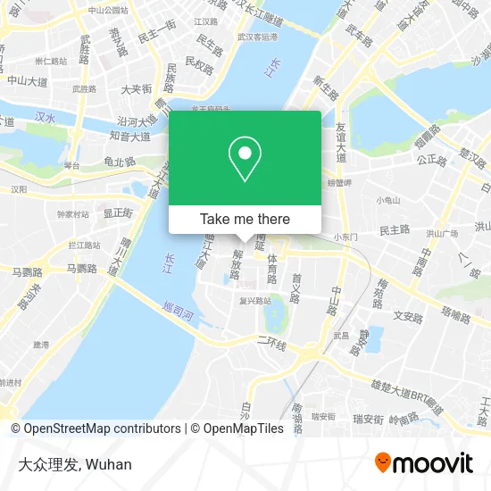大众理发 map