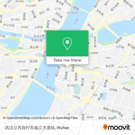武汉公共自行车临江大道站 map