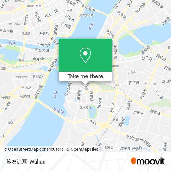 陈友谅墓 map