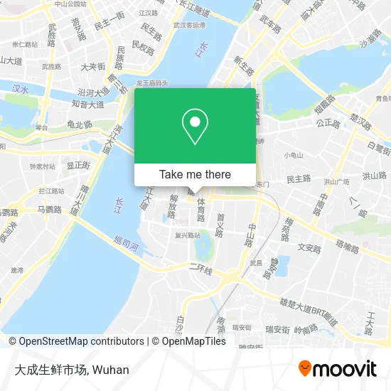 大成生鲜市场 map