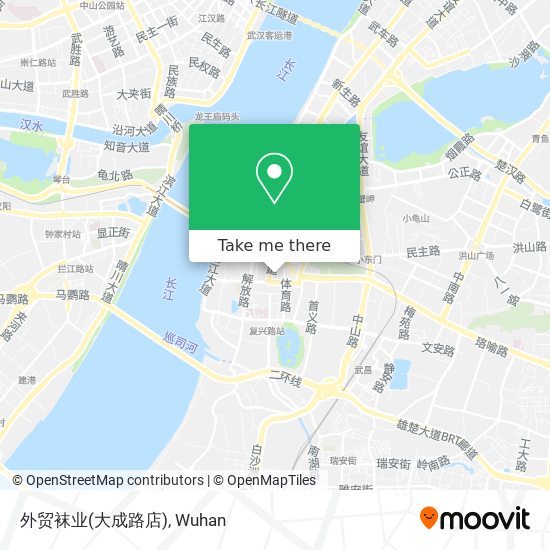 外贸袜业(大成路店) map