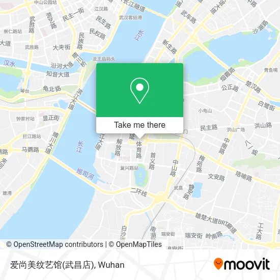爱尚美纹艺馆(武昌店) map
