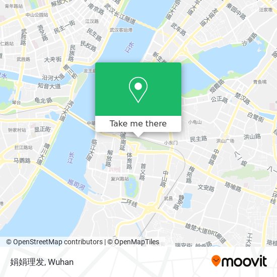 娟娟理发 map