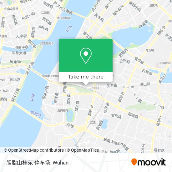 胭脂山桂苑-停车场 map