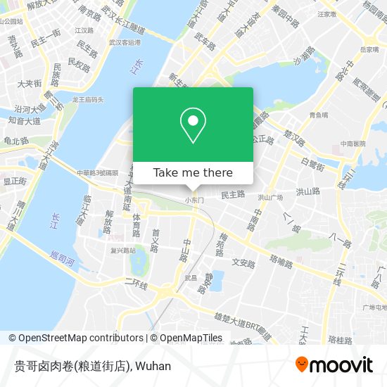 贵哥卤肉卷(粮道街店) map