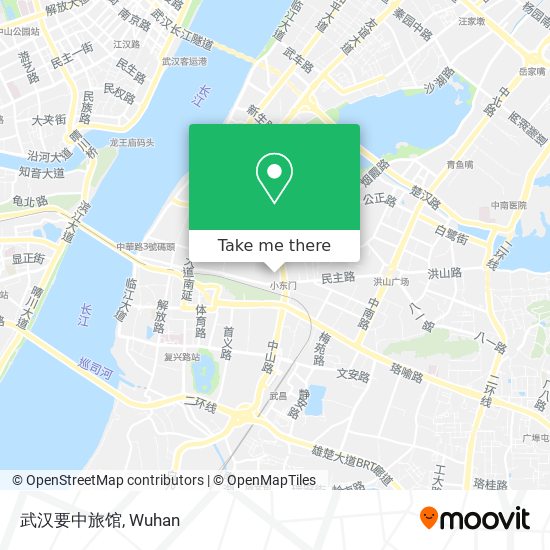 武汉要中旅馆 map