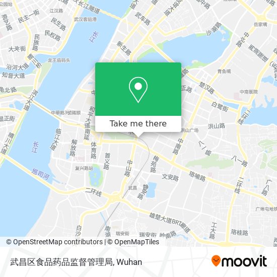 武昌区食品药品监督管理局 map