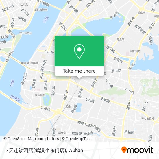 7天连锁酒店(武汉小东门店) map