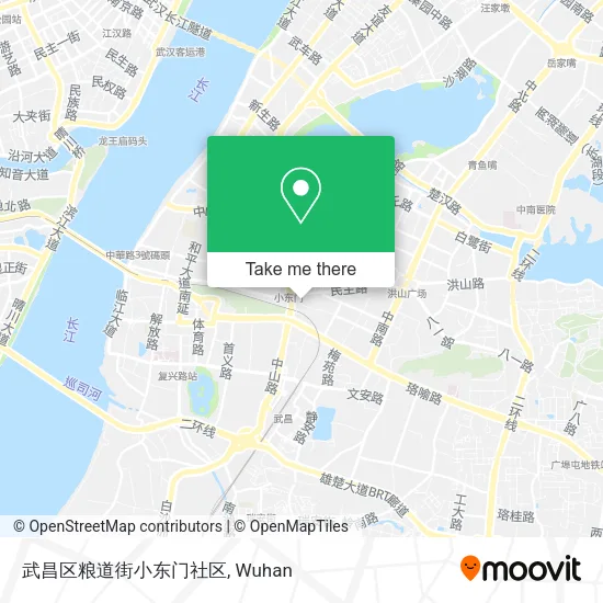武昌区粮道街小东门社区 map