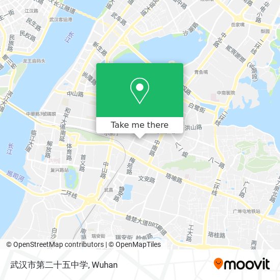 武汉市第二十五中学 map