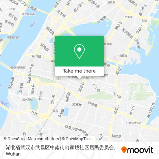 湖北省武汉市武昌区中南街何家垅社区居民委员会 map