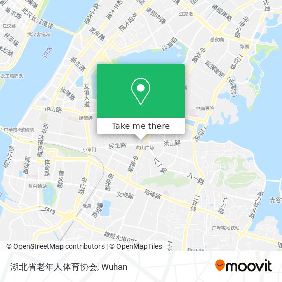 湖北省老年人体育协会 map