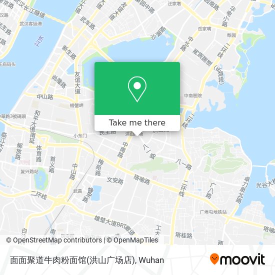 面面聚道牛肉粉面馆(洪山广场店) map