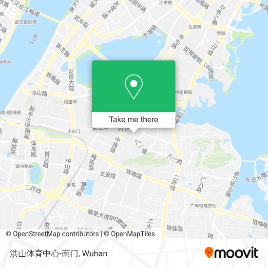 洪山体育中心-南门 map