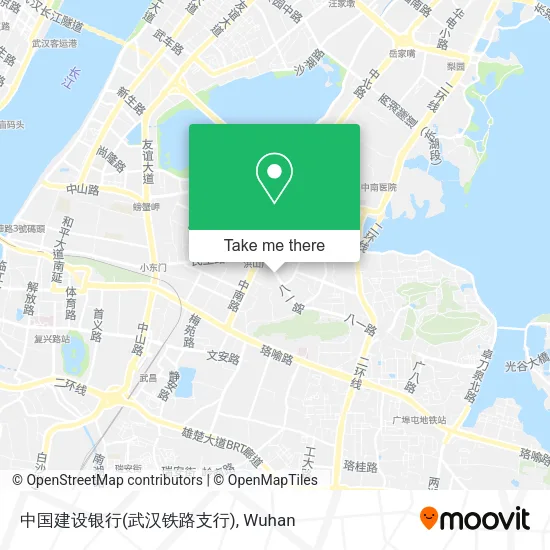 中国建设银行(武汉铁路支行) map