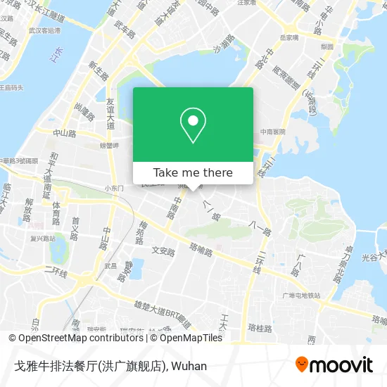 戈雅牛排法餐厅(洪广旗舰店) map