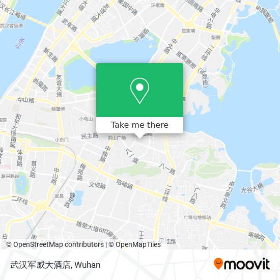 武汉军威大酒店 map