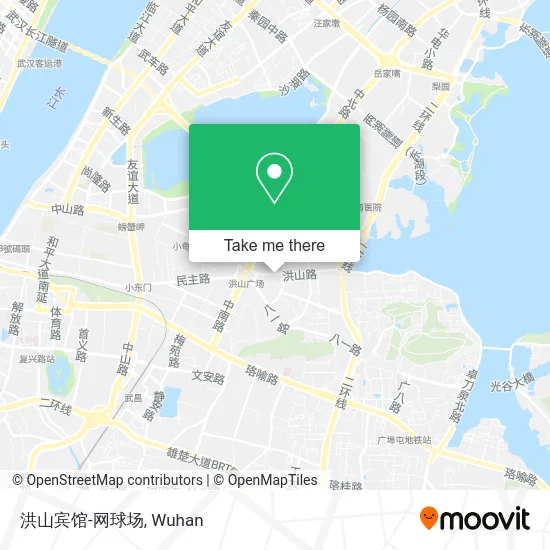 洪山宾馆-网球场 map