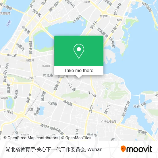 湖北省教育厅-关心下一代工作委员会 map