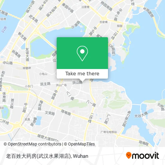 老百姓大药房(武汉水果湖店) map