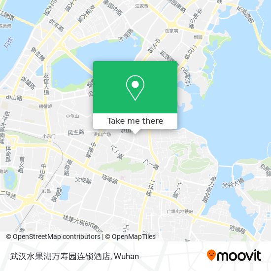 武汉水果湖万寿园连锁酒店 map