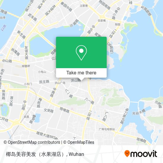 椰岛美容美发（水果湖店） map