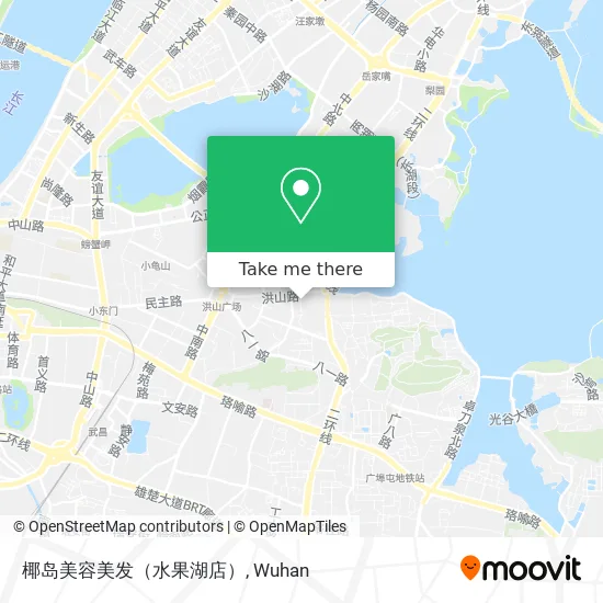 椰岛美容美发（水果湖店） map