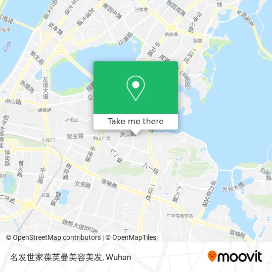 名发世家葆芙曼美容美发 map